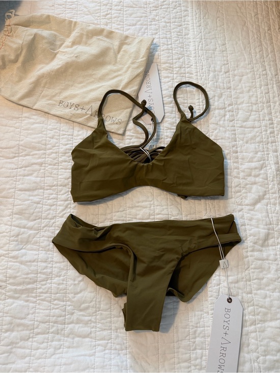 Boys + Arrows Other - Boys + Arrows Olive Green Two-Piece Bikini Set